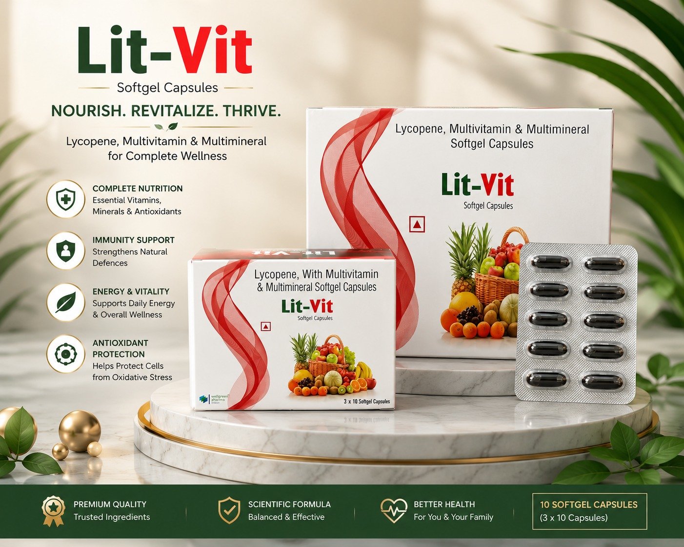 LIT-VIT Softgel Capsules